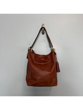 COACH legacy large duffle bag in cognac